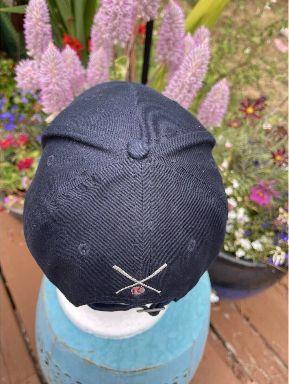 Baseball Hall Of  Fame Cooperation Ny Navy Blue Baseball Cap Adjustable